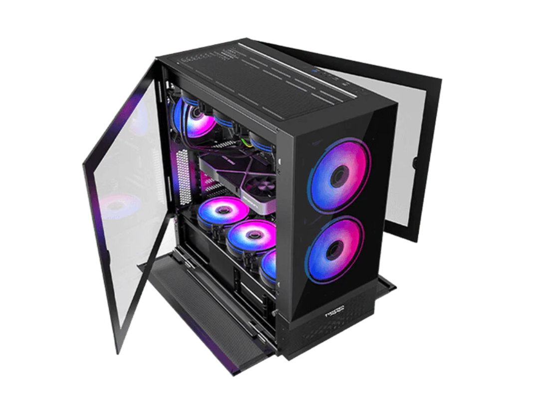 Twisted Minds Minimalist-04 Mid Tower Gaming Case - Black | Qatar Twisted Minds Minimalist-04 Mid Tower Gaming Case - Black | Qatar